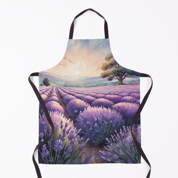 Item preview, Watercolor Lavender Farm designed and sold by JamieRainbow.