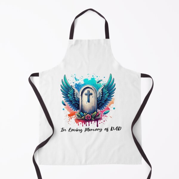 Item preview, In Loving Memory of Dad Tombstone and Wings designed and sold by PassionforLove.