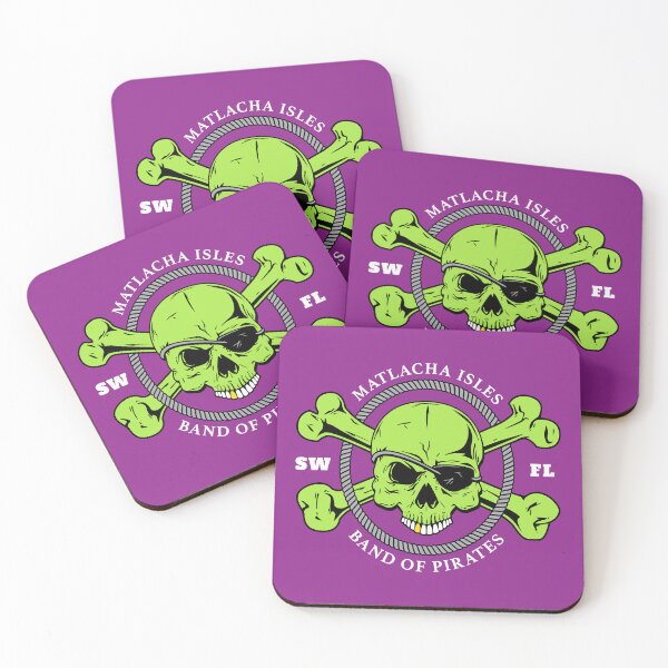 Item preview, Matlacha Isles Band of Pirates Sticker 01 designed and sold by BlueSkyTheory.