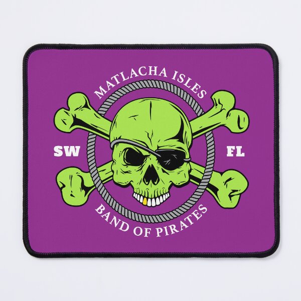 Item preview, Matlacha Isles Band of Pirates Sticker 01 designed and sold by BlueSkyTheory.