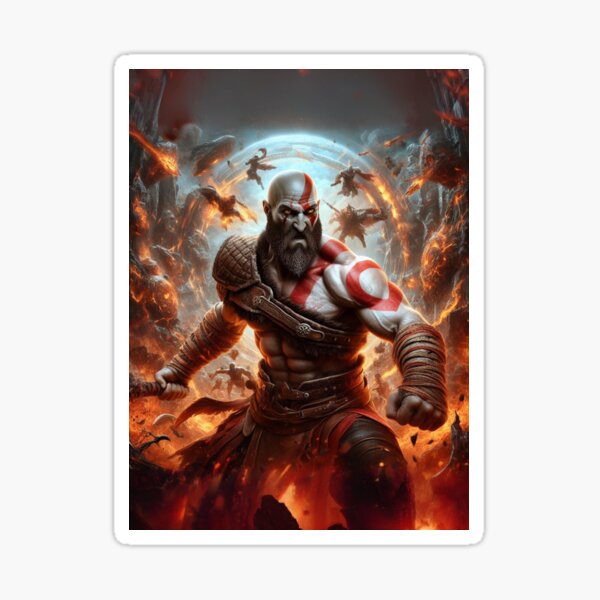 Artikel-Vorschau von Gott des Krieges: Kratos, der spartanische Krieger, designt und verkauft von TDKCustoms.
