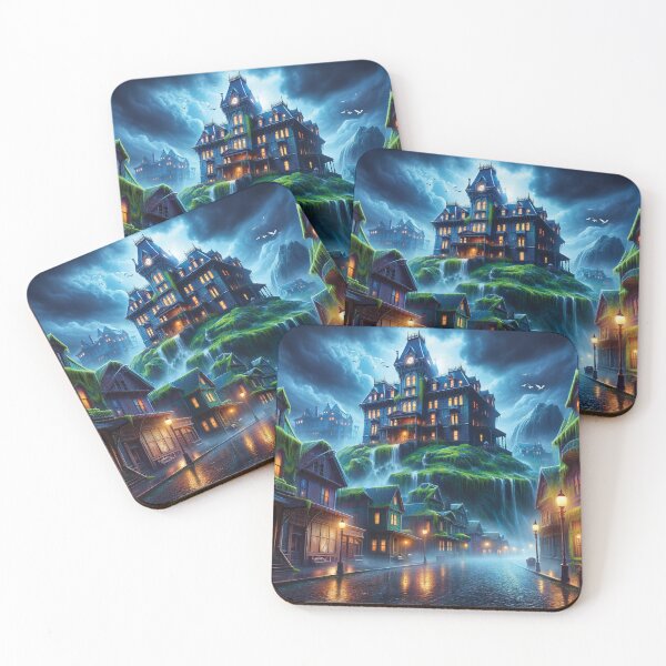 Item preview, ghostly hotel designed and sold by Random Designs.