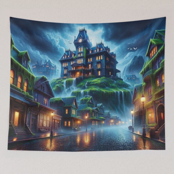 Item preview, ghostly hotel designed and sold by Random Designs.