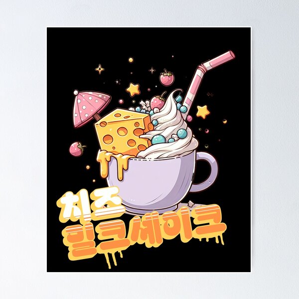 Item preview, Cheese Ice Cream - Cute aesthetic Korean Style sweets designed and sold by Japatonic Shop.