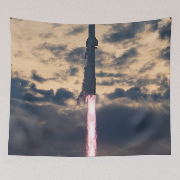 Item preview, Launch of Starship Flight Test 3 designed and sold by Star-Citizen.