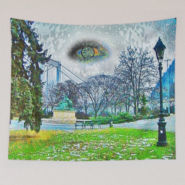 Item preview, BudapestParkEye-Orange designed and sold by Klaus Bremner (Autotelic Art).