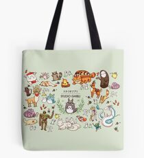 Ghibli Studios characters Tote Bag