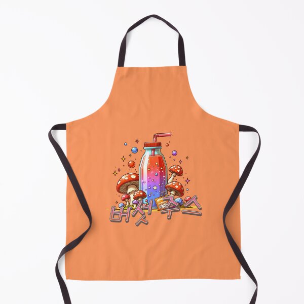 Item preview, Mushroom Bottle Juice - Cute aesthetic Korean Style sweets designed and sold by Japatonic Shop.