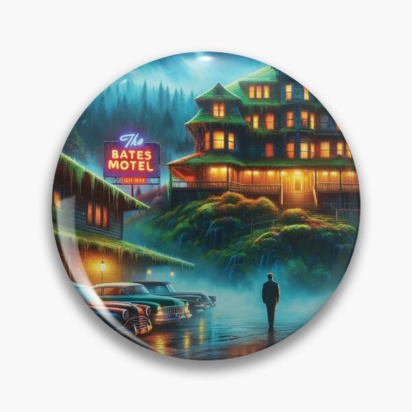 Item preview, Ghostly Bates Motel designed and sold by Random Designs.