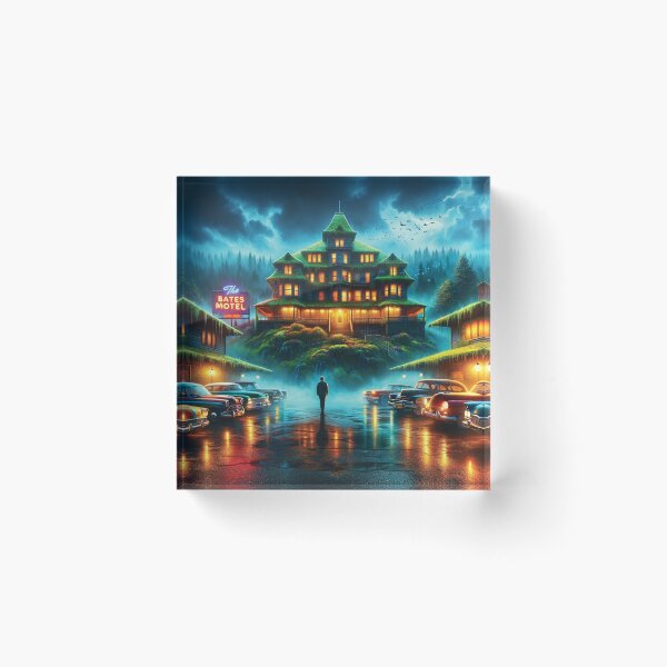 Item preview, Ghostly Bates Motel designed and sold by Random Designs.