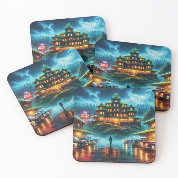 Item preview, Ghostly Bates Motel designed and sold by Random Designs.