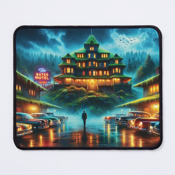 Item preview, Ghostly Bates Motel designed and sold by Random Designs.