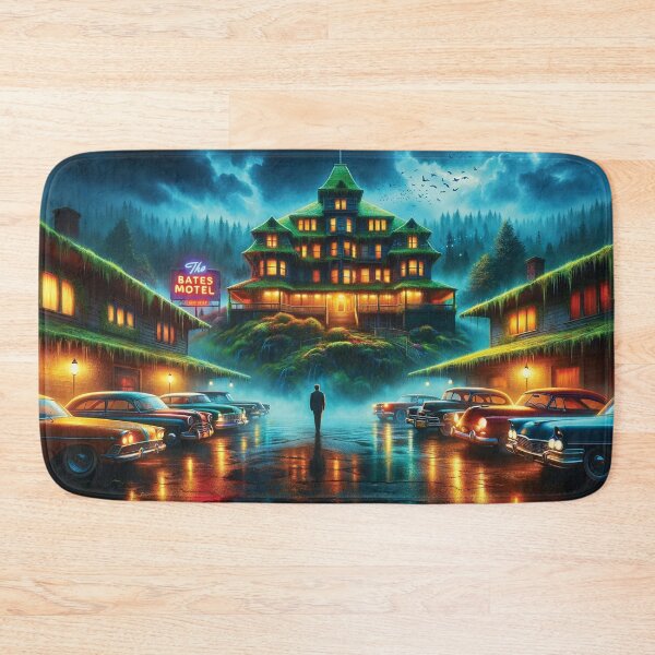 Item preview, Ghostly Bates Motel designed and sold by Random Designs.
