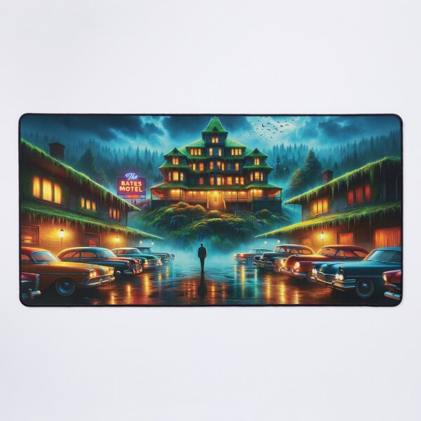 Item preview, Ghostly Bates Motel designed and sold by Random Designs.