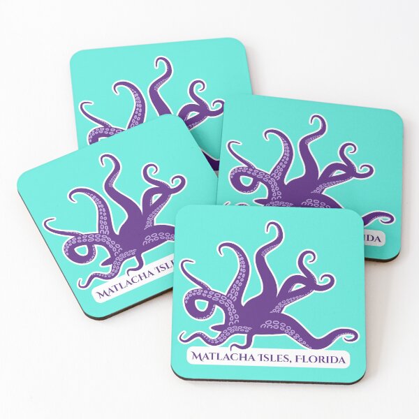 Item preview, Matlacha Isles Florida Octopus Rise Sticker designed and sold by BlueSkyTheory.