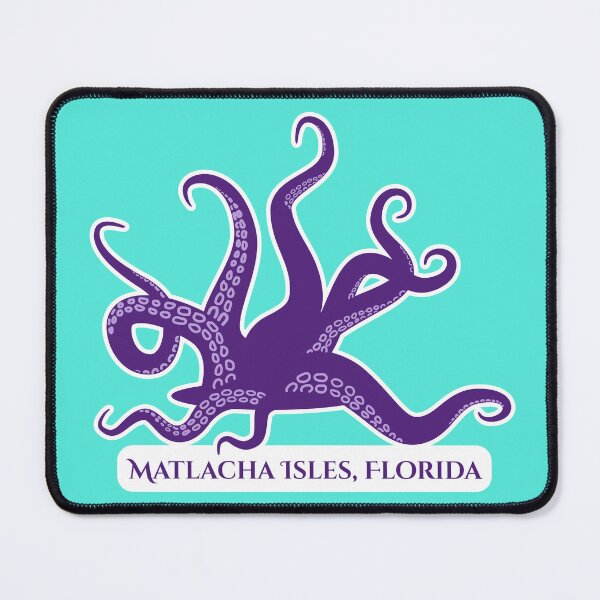 Item preview, Matlacha Isles Florida Octopus Rise Sticker designed and sold by BlueSkyTheory.