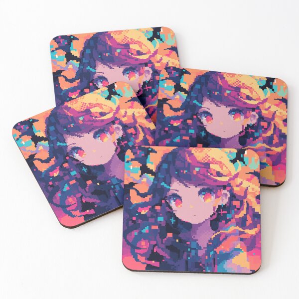 Item preview, Anime Pixel Glitch Dragon Girl designed and sold by Cratbat.