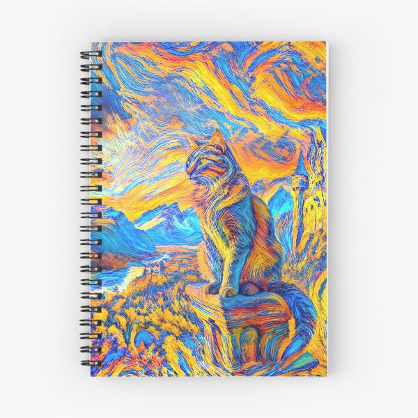 Item preview, Stylised castle and cat. DeepDream designed and sold by blackhalt.
