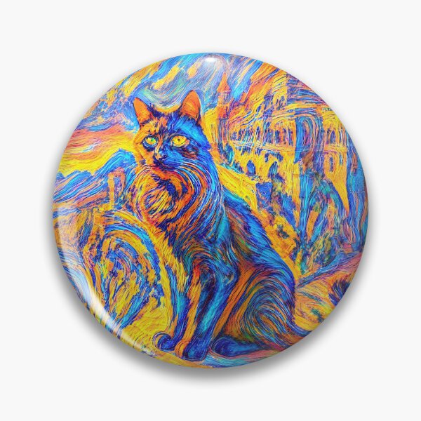 Item preview, Stylised castle and cat. DeepDream designed and sold by blackhalt.