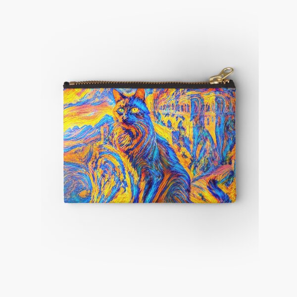Item preview, Stylised castle and cat. DeepDream designed and sold by blackhalt.