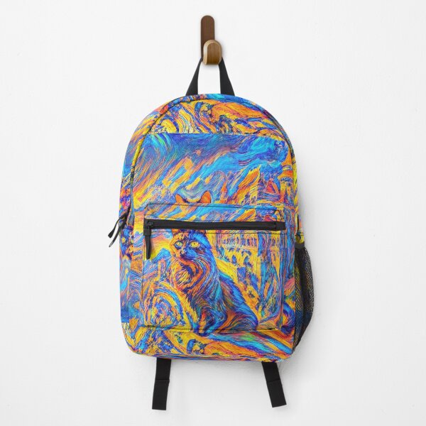 Item preview, Stylised castle and cat. DeepDream designed and sold by blackhalt.