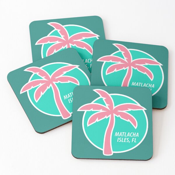 Item preview, Matlacha Isles Florida Palm Sticker designed and sold by BlueSkyTheory.