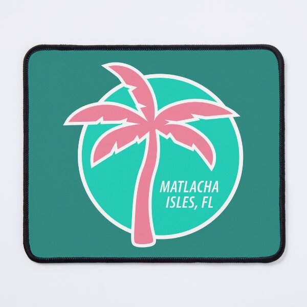 Item preview, Matlacha Isles Florida Palm Sticker designed and sold by BlueSkyTheory.