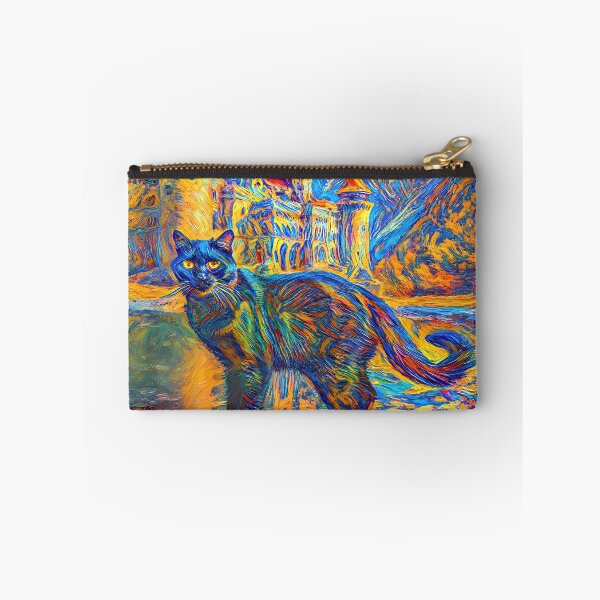 Item preview, Stylised castle and cat. DeepDream designed and sold by blackhalt.