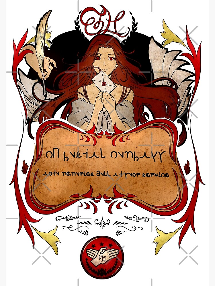 "Violet Evergarden - CH Postal Company" Poster by LucasBrenner | Redbubble