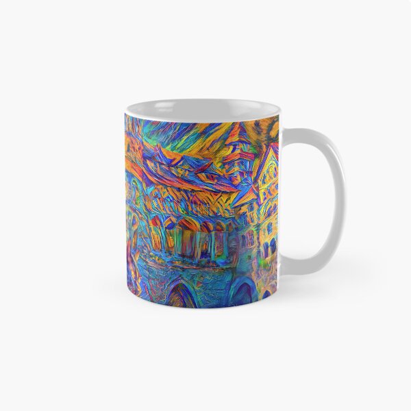 Item preview, Stylised castle and cat. DeepDream designed and sold by blackhalt.