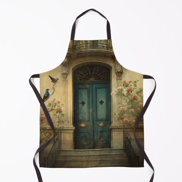 Item preview, Paris Door. Old Door. Vintage Door. Blue Door. Green Door. Door, Birds and Roses designed and sold by maxa0109.
