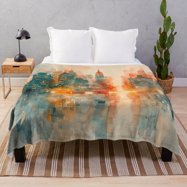 Item preview, Watercolor Cityscape designed and sold by MNSY.