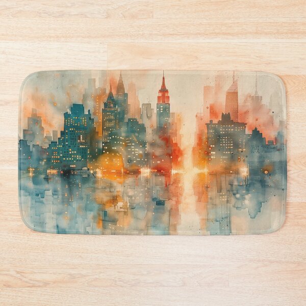 Item preview, Watercolor Cityscape designed and sold by MNSY.