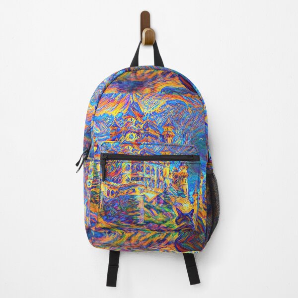 Item preview, Stylised castle and cat. DeepDream designed and sold by blackhalt.