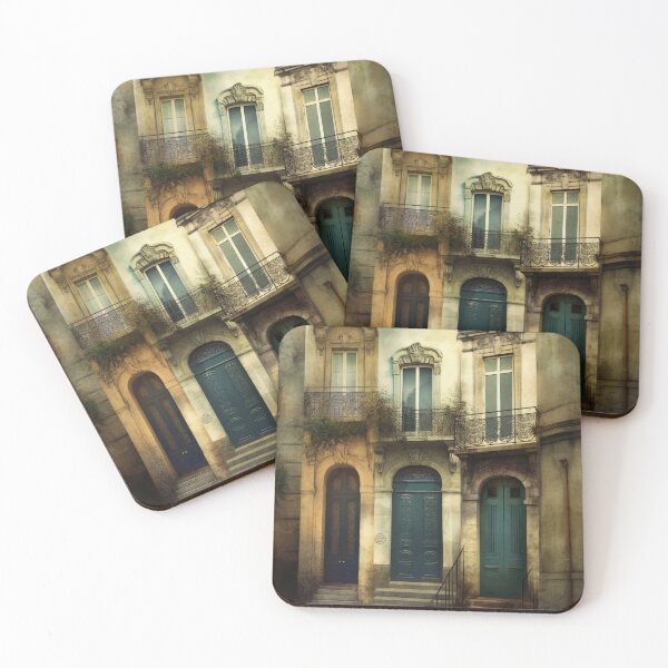 Item preview, Doors and Windows. Paris Door. Old Door. Vintage Door. Blue Door. Green Door. Cute House designed and sold by maxa0109.