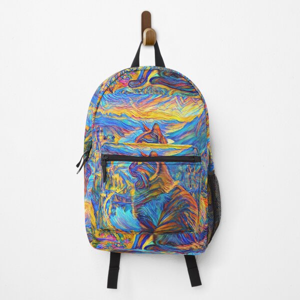 Item preview, Stylised castle and cat. DeepDream designed and sold by blackhalt.
