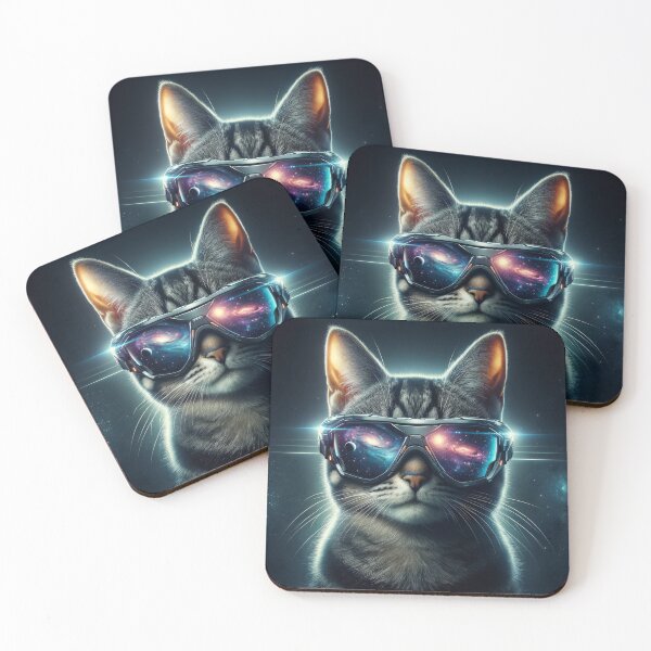 Item preview, Jovi in Cool Reflective Shades designed and sold by WhiskersEdge.