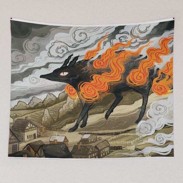 Item preview, Disaster Wolf  designed and sold by michelledraws.