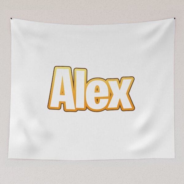 Item preview, Alex text sticker designed and sold by Sticktle.