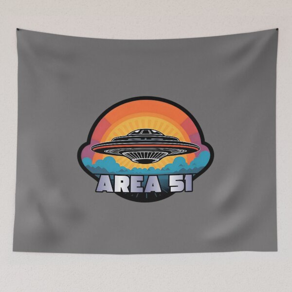 Item preview, UFO at Area 51 designed and sold by TheArtOfPat.