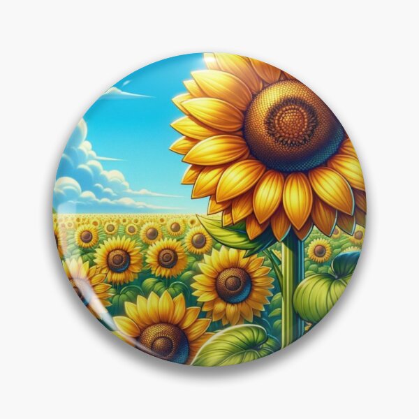 Item preview, Sunrise in Sunflower Fields designed and sold by Pattrenonly.
