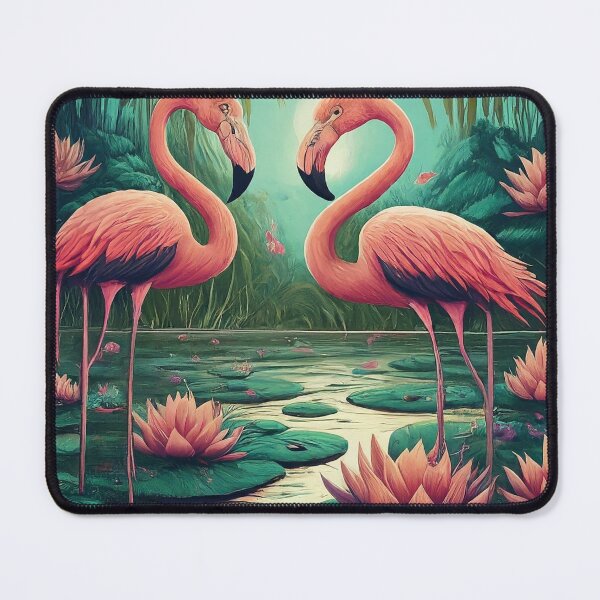 Item preview, Flamingo Flock: Dive into Colorful T-Shirt Designs designed and sold by Leo digital art.