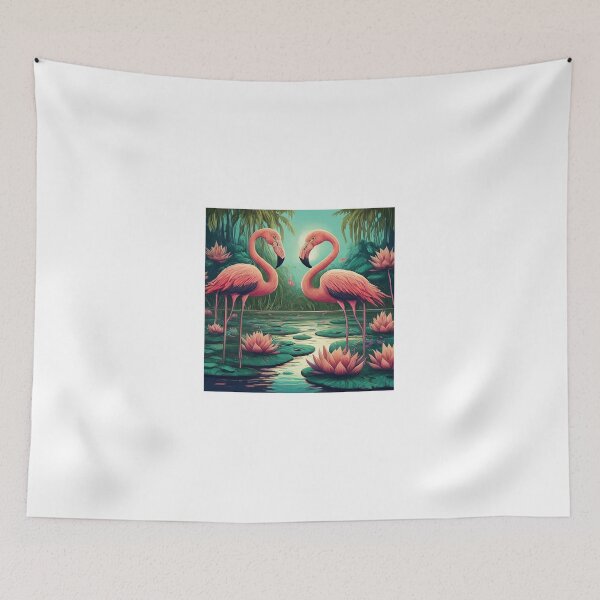 Item preview, Flamingo Flock: Dive into Colorful T-Shirt Designs designed and sold by Leo digital art.