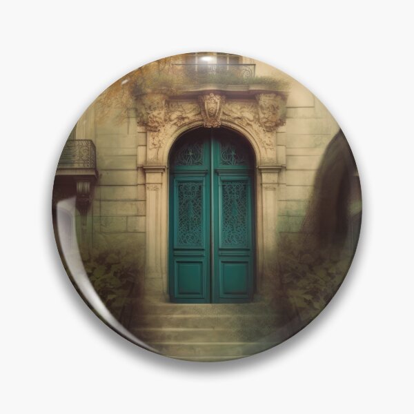 Aperçu de l'œuvre Porte de Paris. Vieille porte. Porte d'époque. Porte bleue. Porte verte. Porte d'automne créée et vendue par maxa0109.