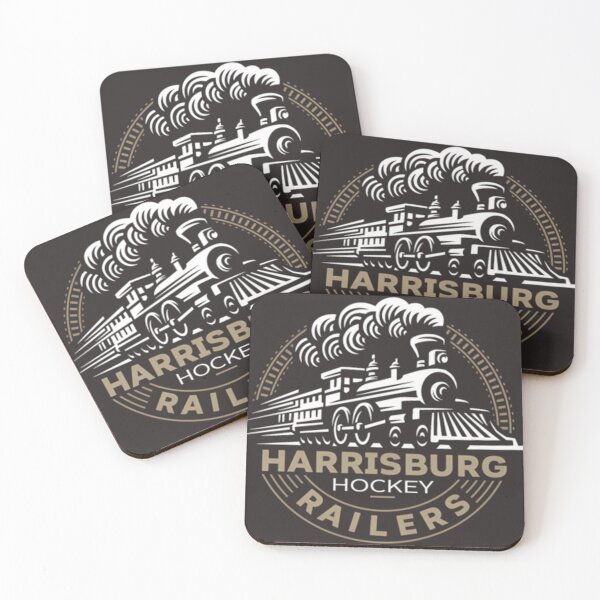 Item preview, Harrisbur Railer Hockey Team Logo For Dark  designed and sold by NatashaLaughn.
