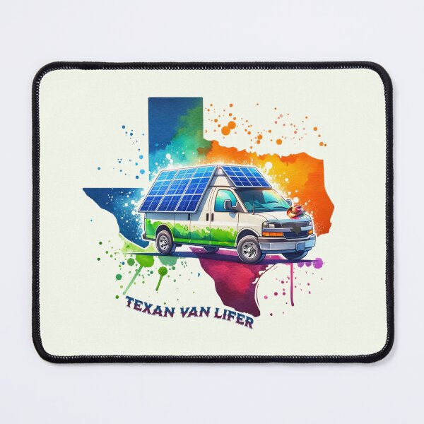 Item preview, Texan Van Lifer - Watercolor designed and sold by MapleV.
