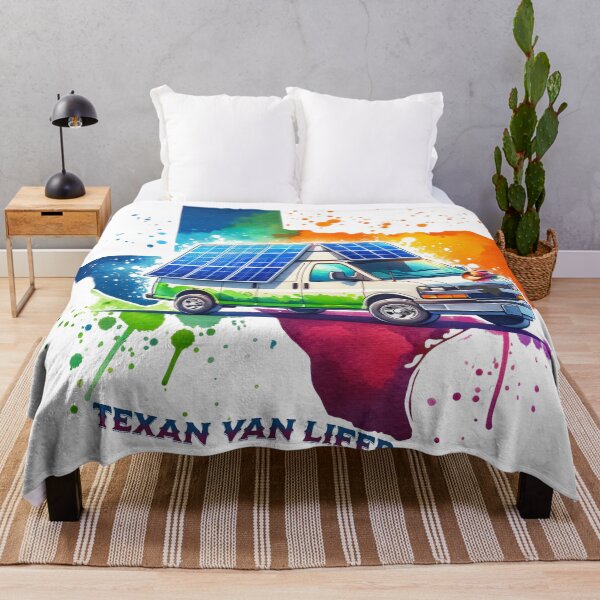 Item preview, Texan Van Lifer - Watercolor designed and sold by MapleV.
