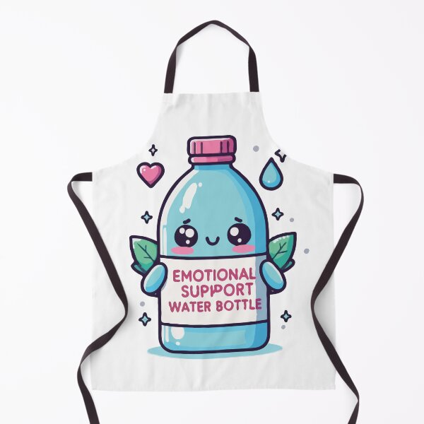 Item preview, emotional support water bottle blue designed and sold by TshirtTalkYou.