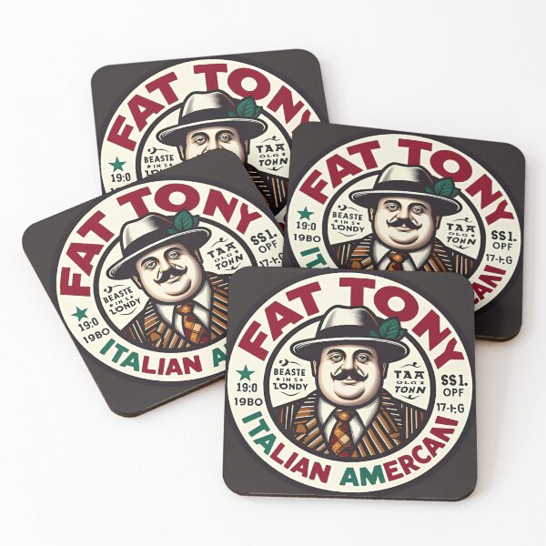 Item preview,  Italian American Icon Fat Tony Logo designed and sold by NatashaLaughn.