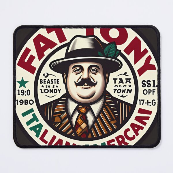 Item preview, Italian American Icon Fat Tony Logo designed and sold by NatashaLaughn.